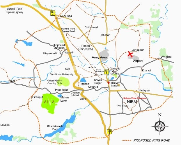 K Raheja Corp Viva Location Image