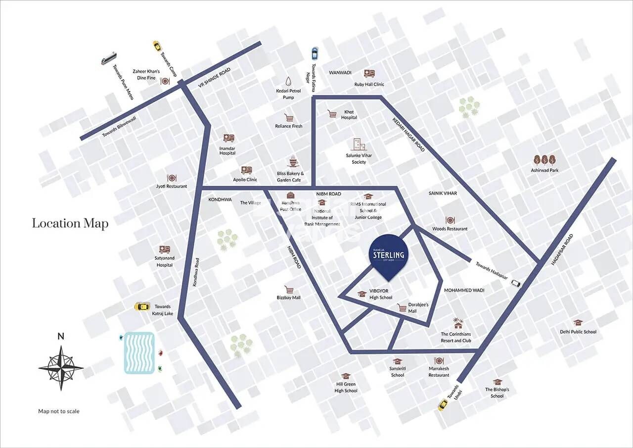 K Raheja Sterling Location Image