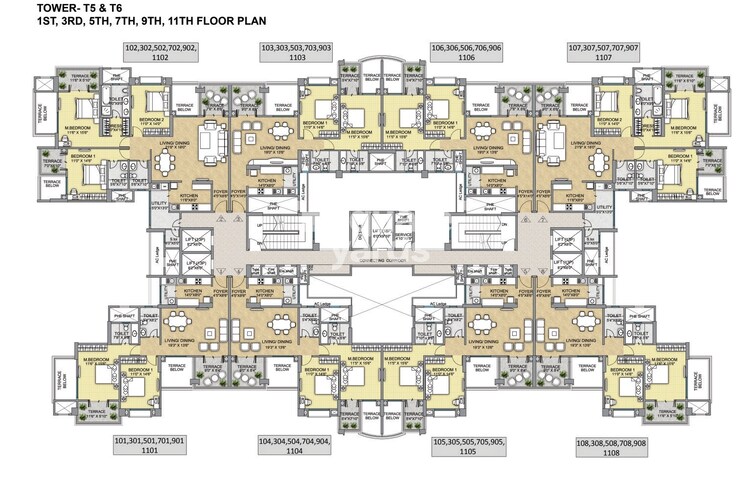 K Raheja Vistas Premiere Floor Plans 1