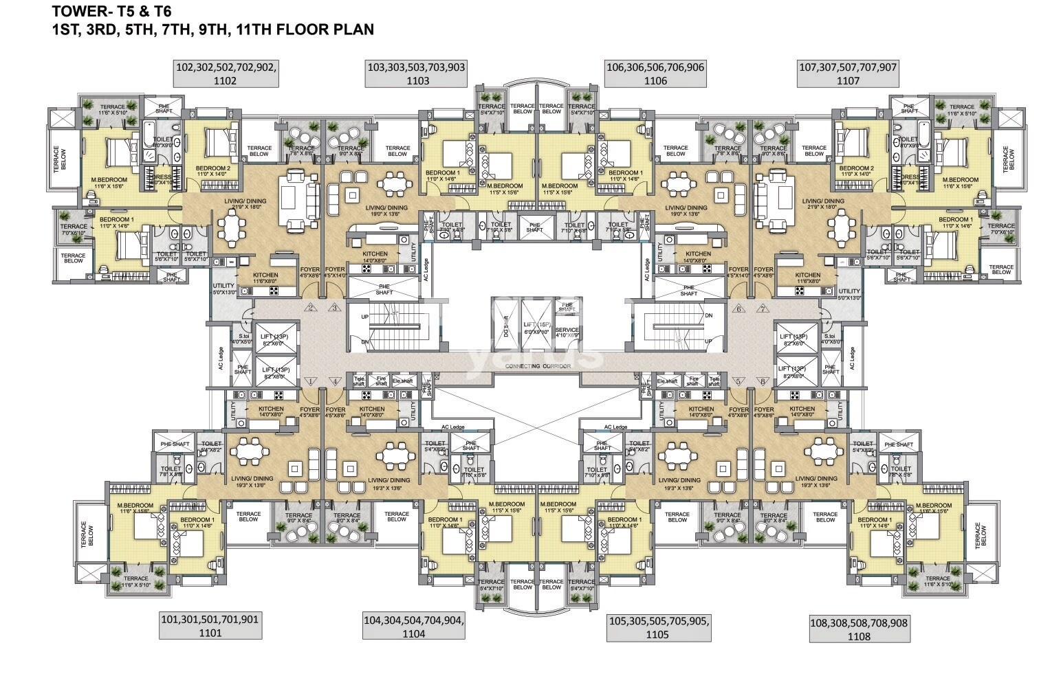 K Raheja Vistas Premiere Floor Plans 1