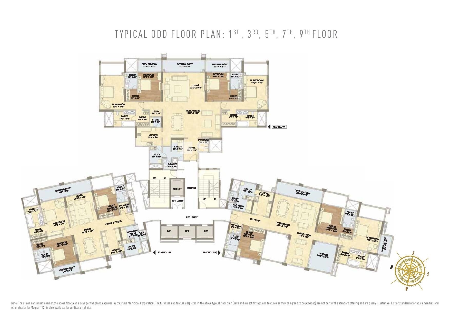 K Raheja Vistas Premiere Floor Plans 3