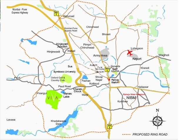 K Raheja Viva Villa Location Image