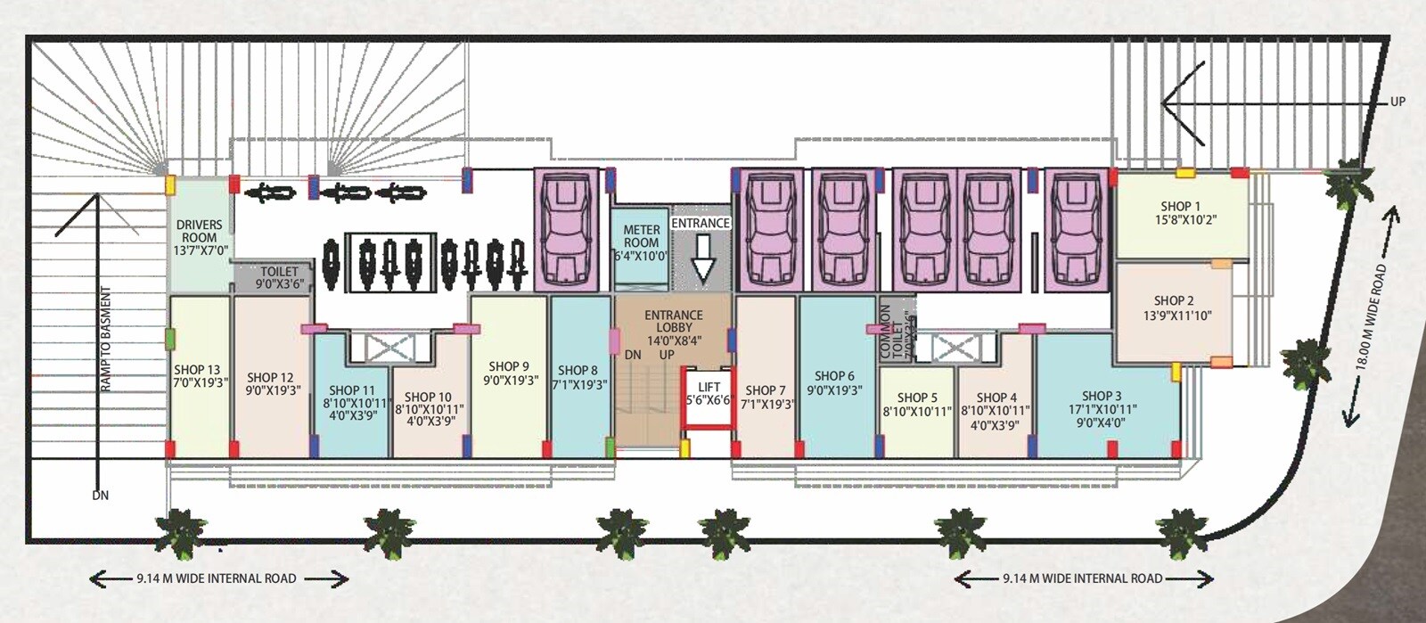 Kacha Sahajanand Corner Master Plan 1