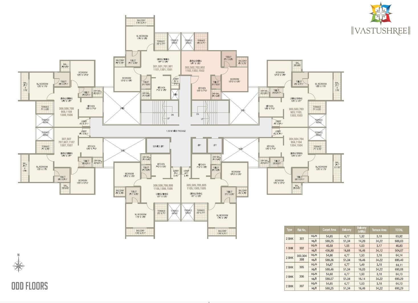 Kalash Vastushree Floor Plans 1