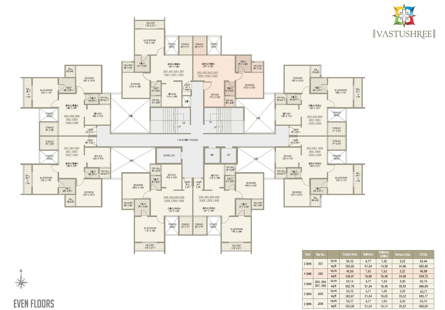 Kalash Vastushree Floor Plans 2