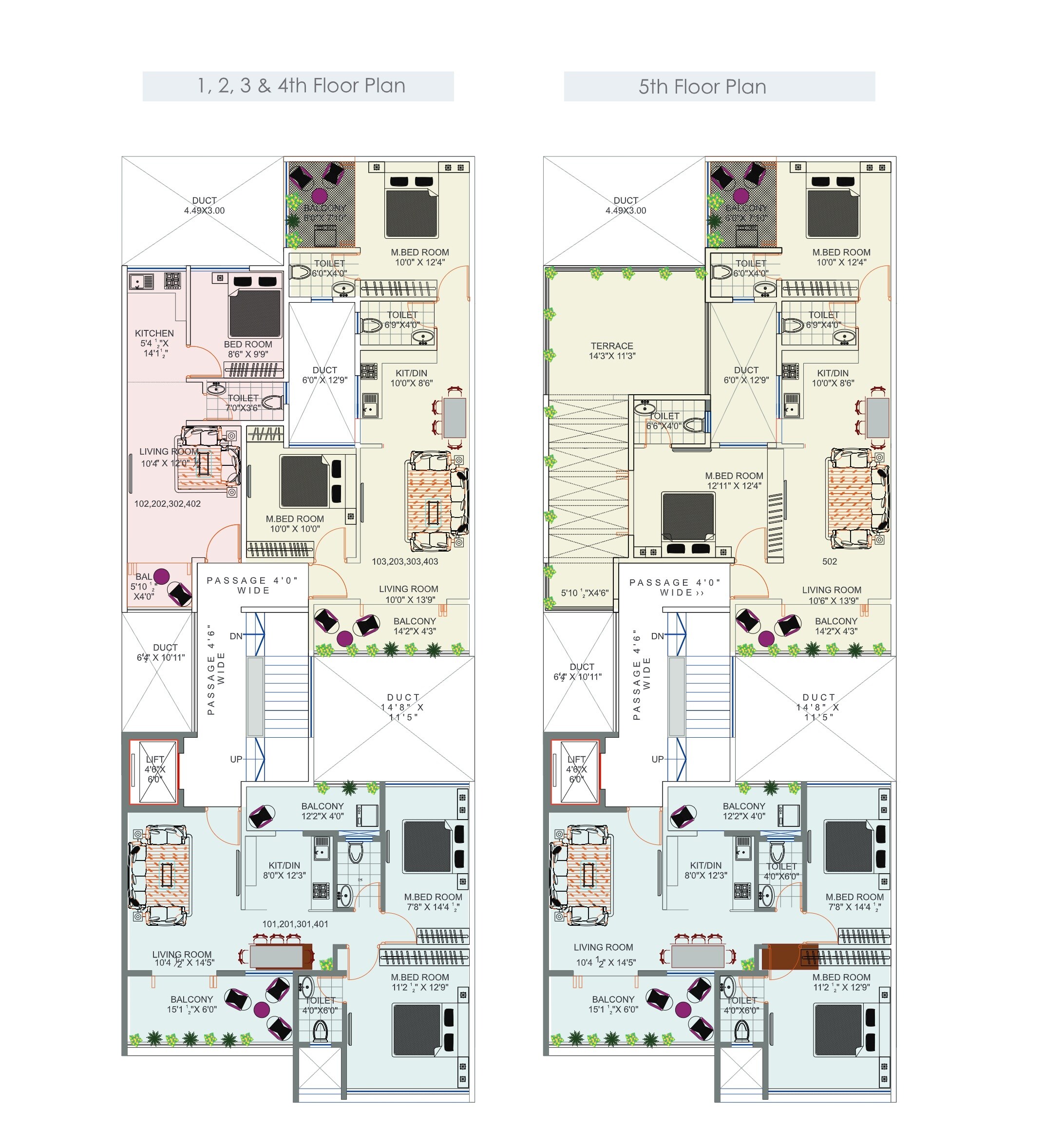 Kalashree Nidish Floor Plans