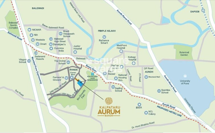 Kalpataru Aurum Location Image