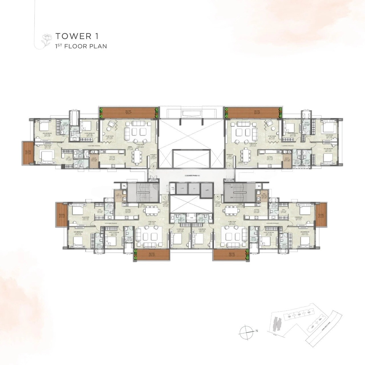 Kalpataru Blossoms Floor Plans 1