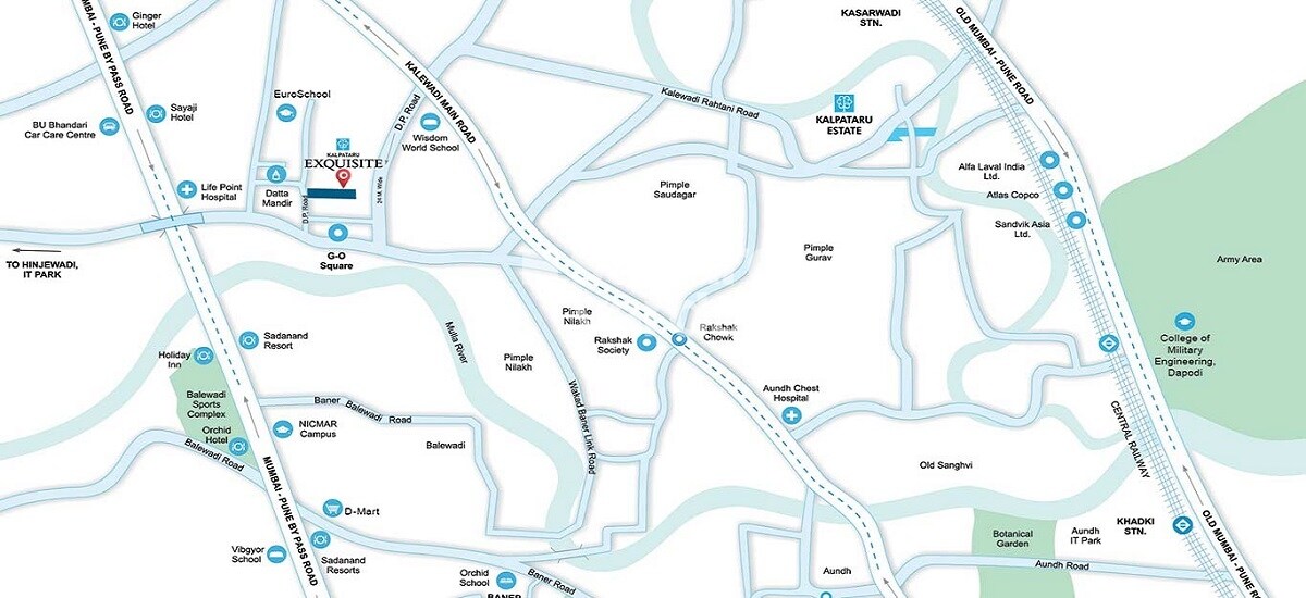 Kalpataru Crescendo Location Image