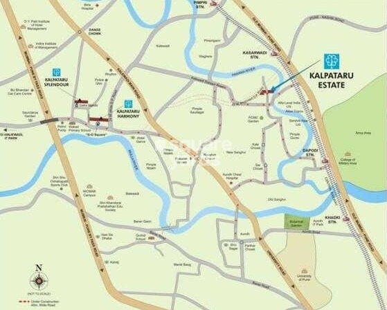 Kalpataru Estate Phase 2 Building 4 Society Location Image