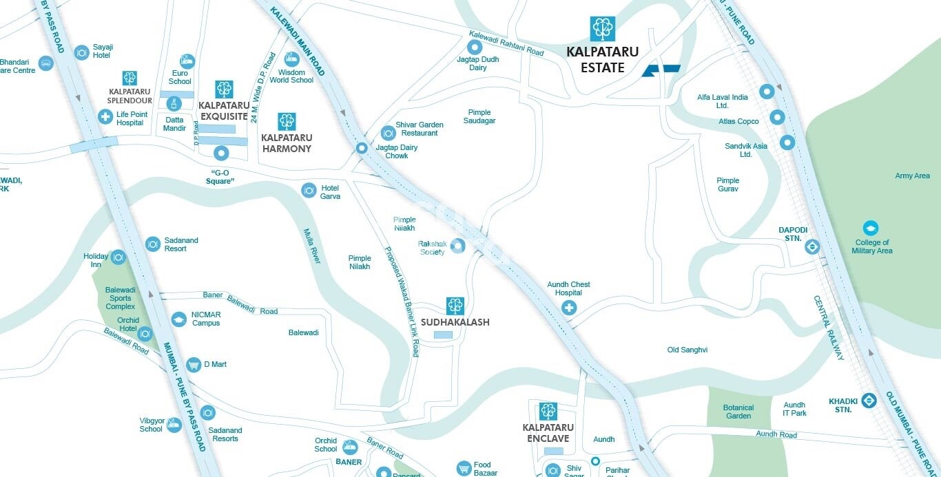 Kalpataru Estate Location Image