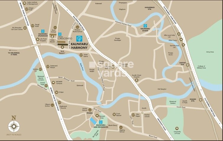 Kalpataru Harmony Pune Location Image