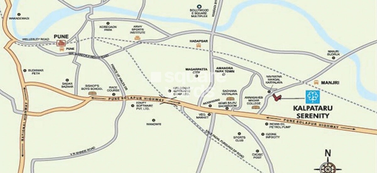 Kalpataru Iris Location Image
