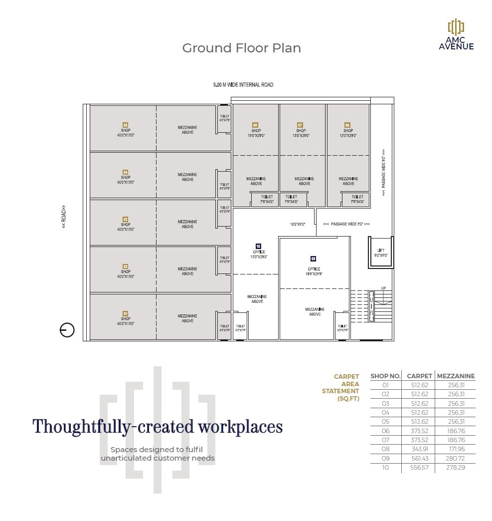 Kamdhenu AMC Avenue Floor Plans 2