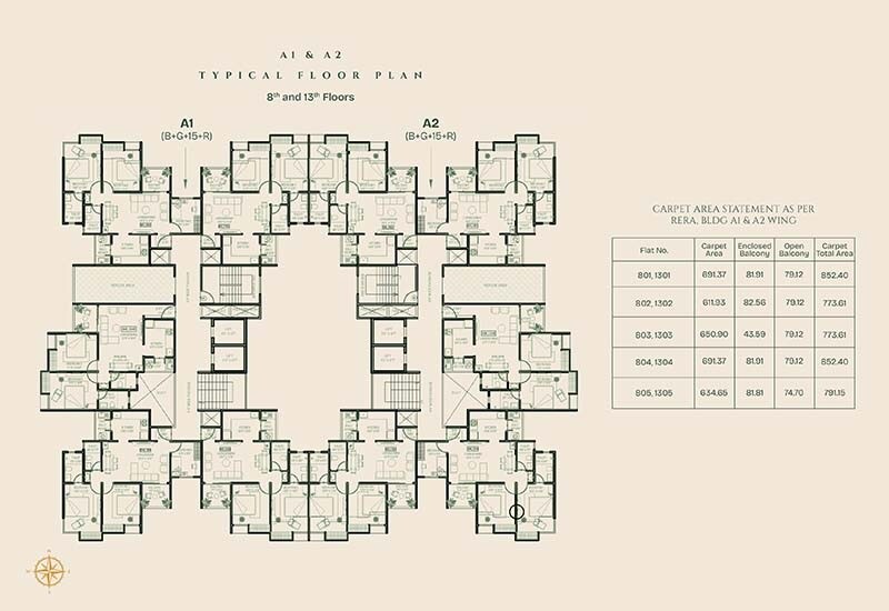 Kamdhenu The Premia Floor Plans