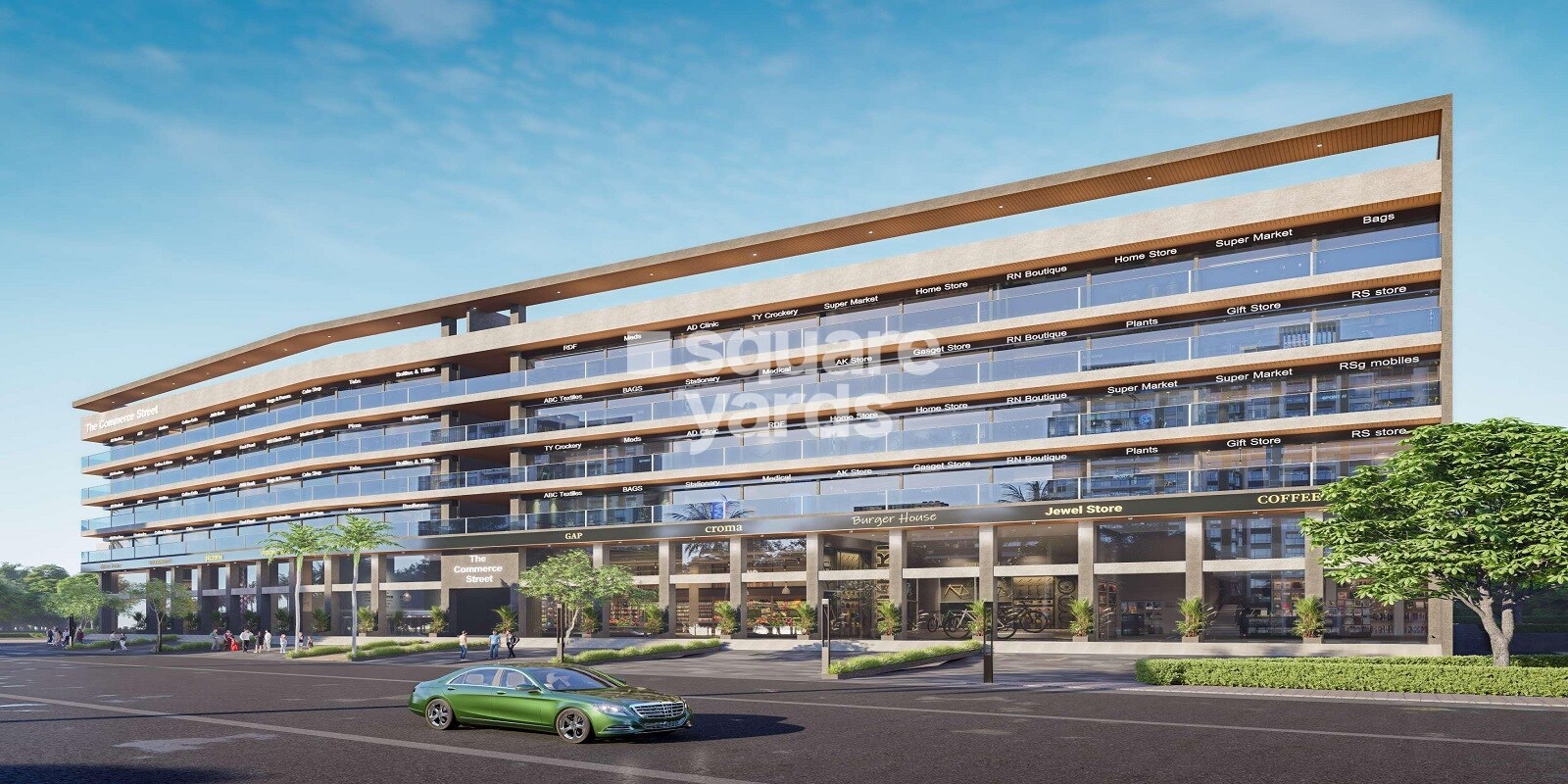 Kanha Pristine Commerce Street Commercial Exteriors