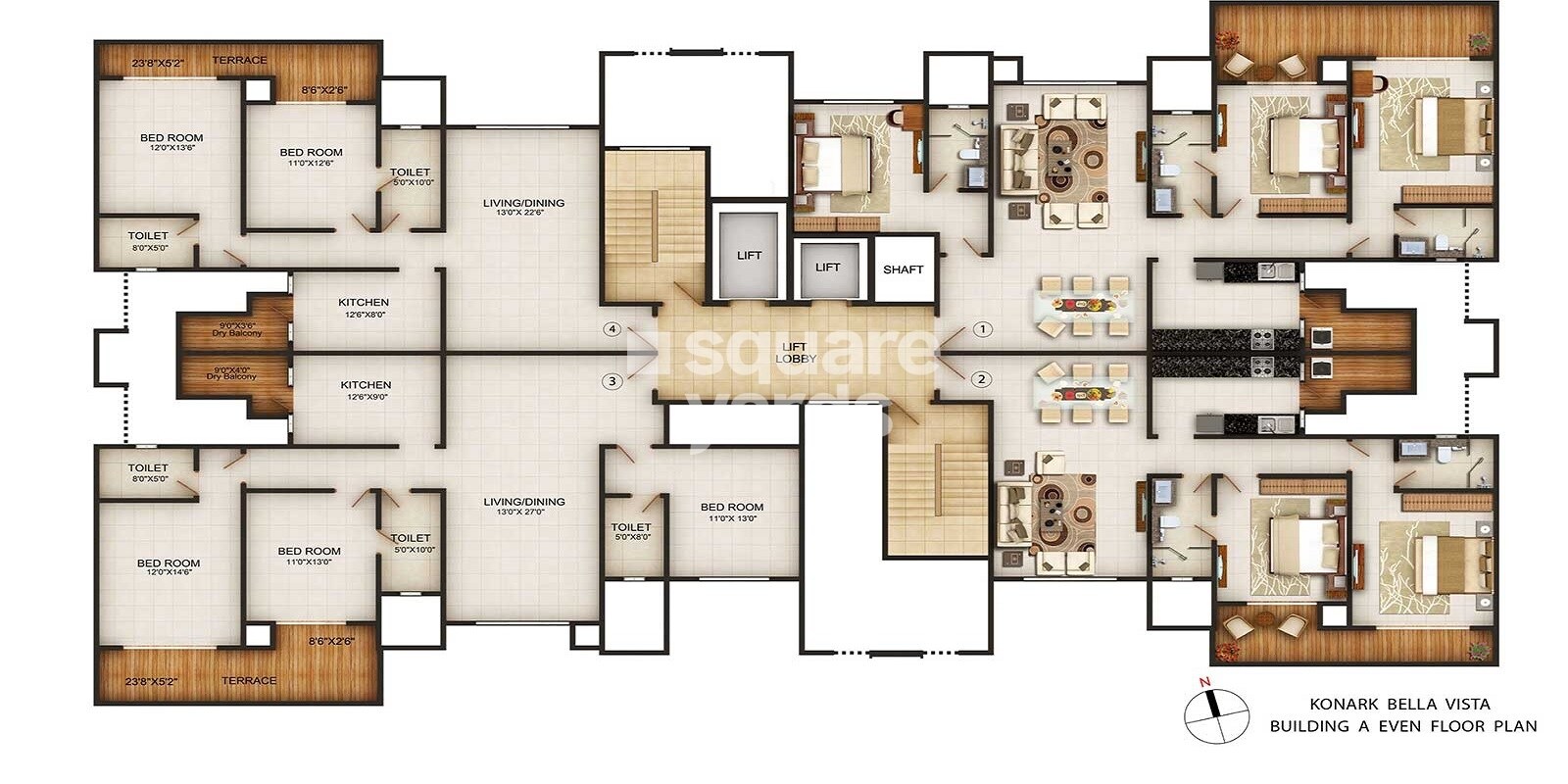 Karia Konark Bella Vista Floor Plans