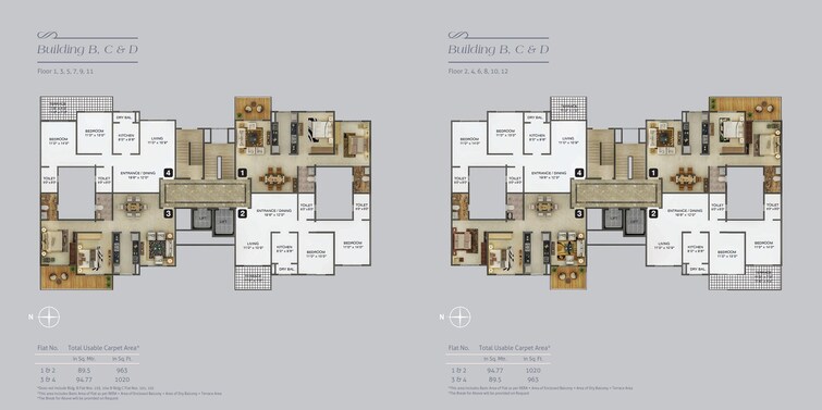 Karia Konark Orchid Floor Plans 1