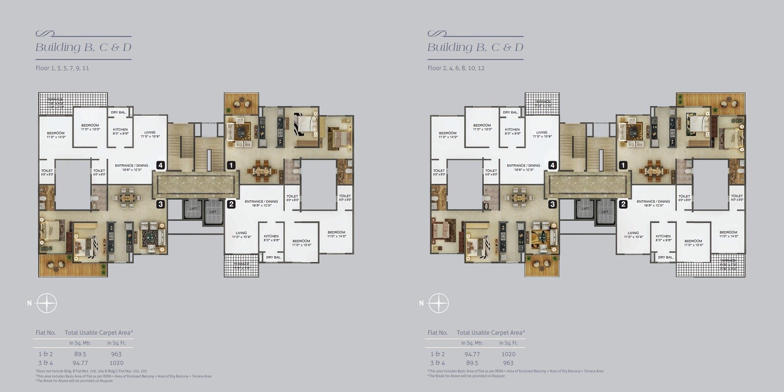 Karia Konark Orchid Floor Plans 1
