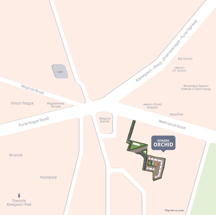 Karia Konark Orchid Location Image