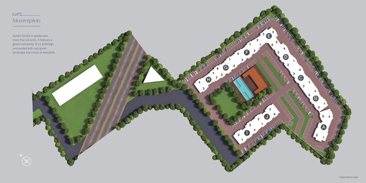 Karia Konark Orchid Master Plan Image
