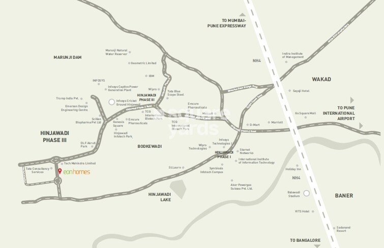 Kasturi Eon Homes Location Image