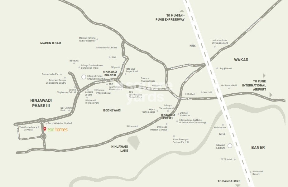 Kasturi Eon Homes Location Image