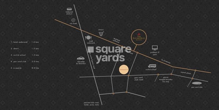 Kasturi The Balmoral Estate Location Image