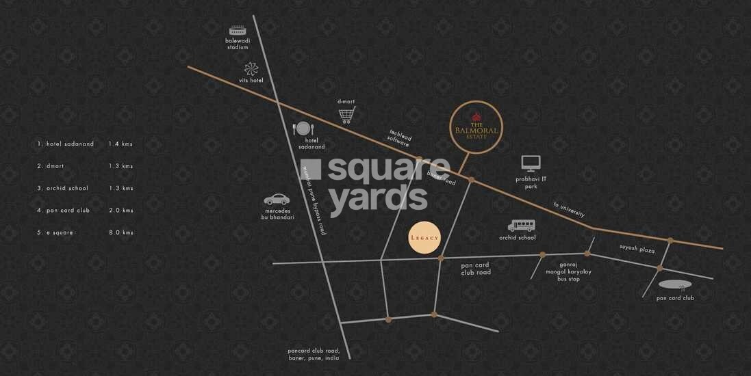 Kasturi The Balmoral Estate Location Image