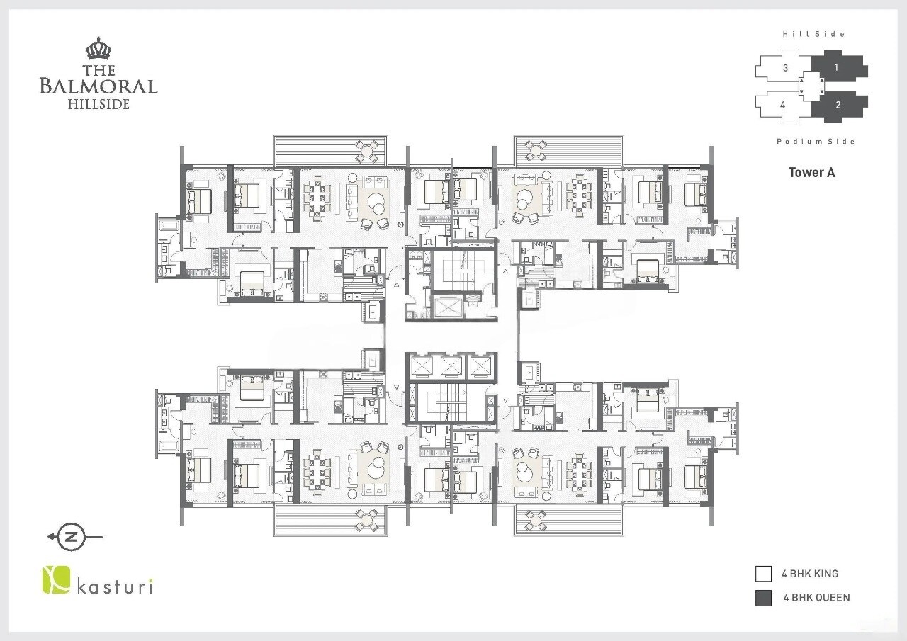 Kasturi The Balmoral Hillside Floor Plans