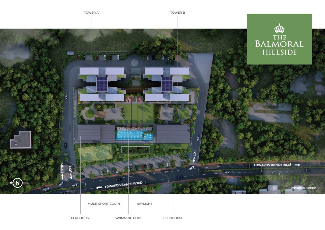 Kasturi The Balmoral Hillside Master Plan Image