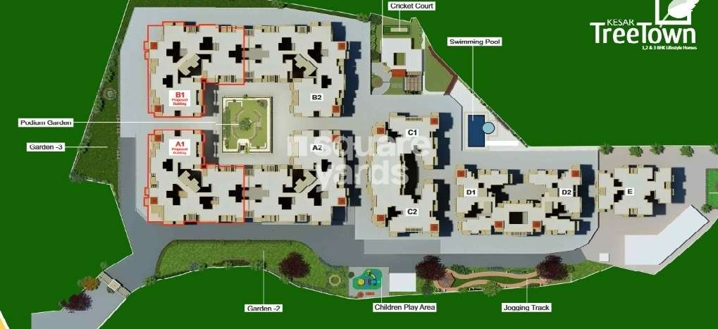 kesar tree town phase 2 project master plan image1