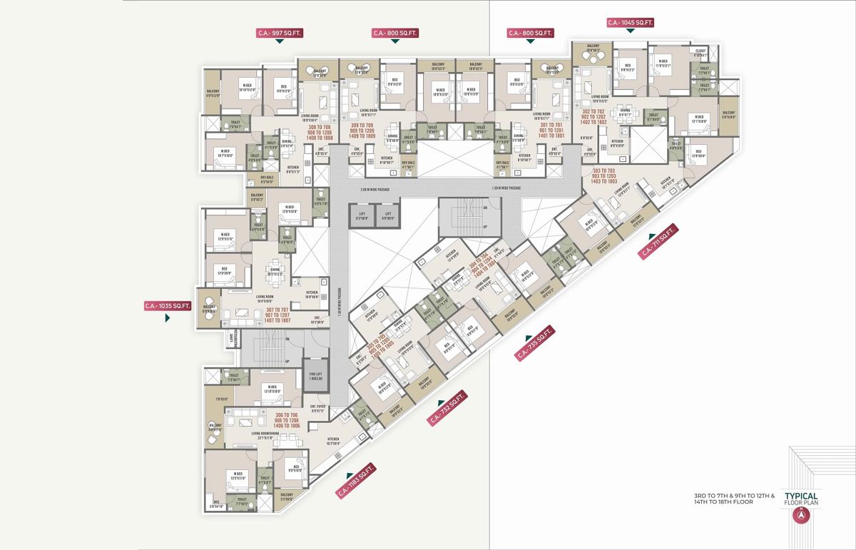 Keshav Tathastu Aura Floor Plans