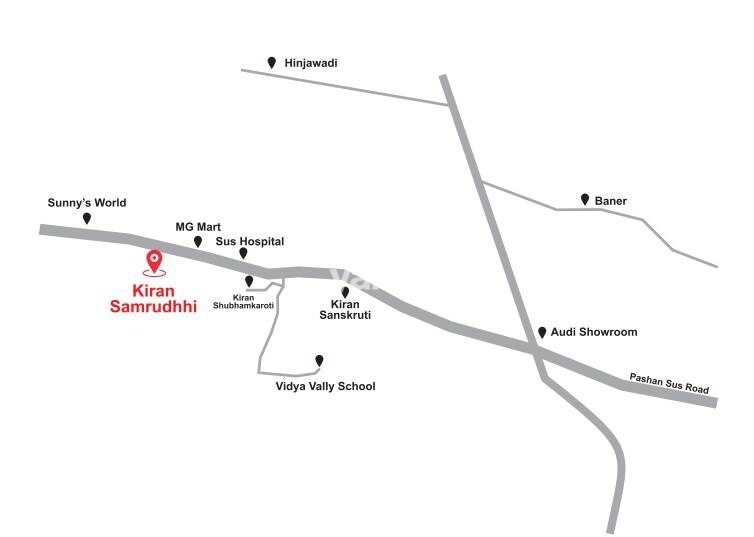 Kiran Samruddhi Location Image