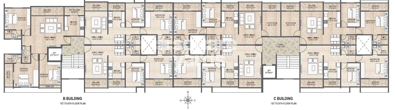 KK Mangalam Emerald Floor Plans