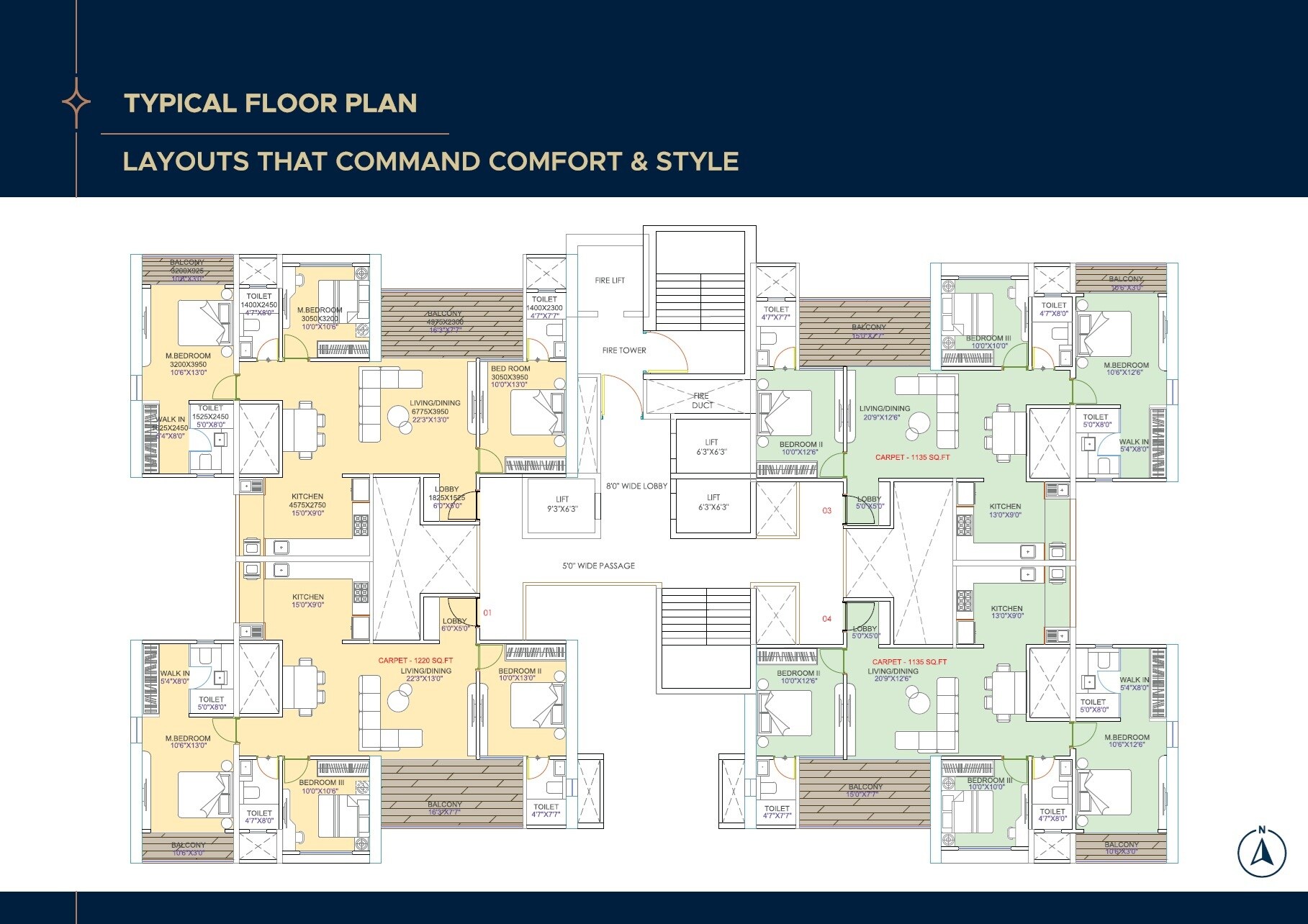 Knest Capri Floor Plans