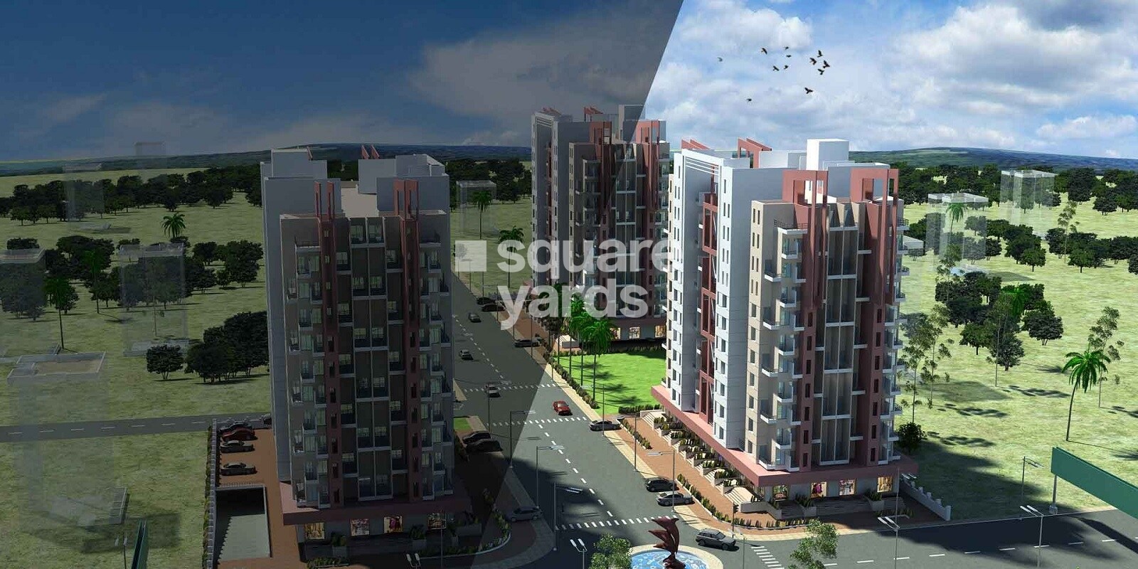 KNK Yashshree Residency Tower View 1