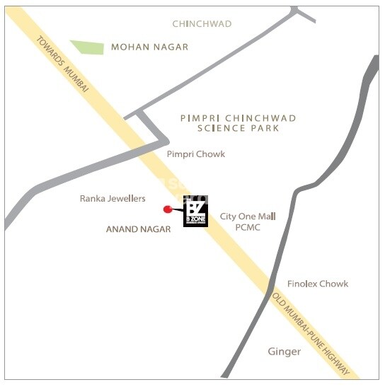 Kohinoor B Zone Chinchwad Location Image