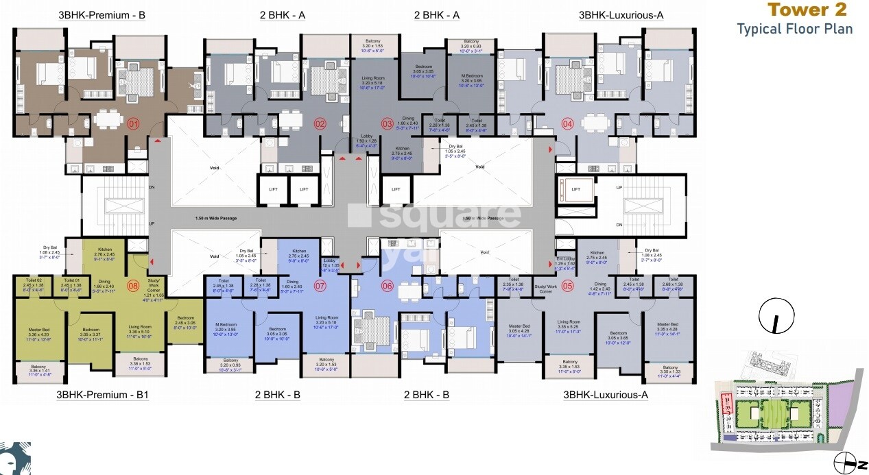 Kohinoor Central Park Floor Plans 1