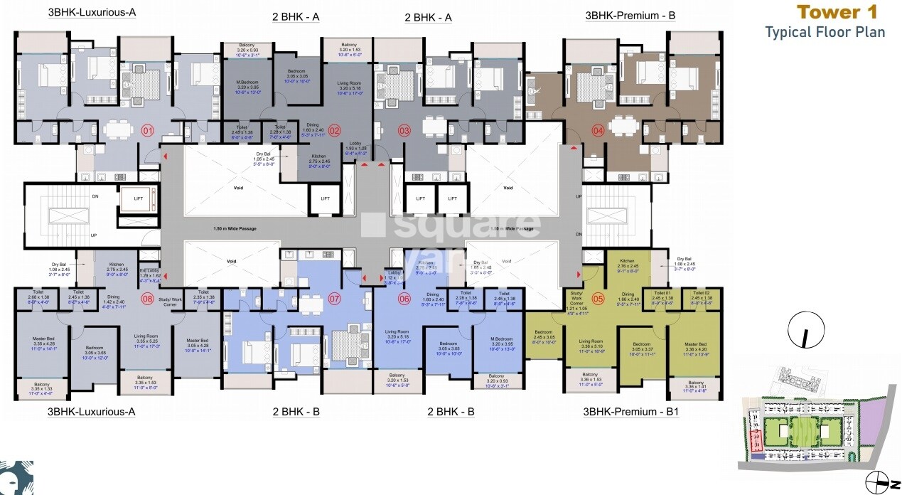 Kohinoor Central Park Floor Plans 2