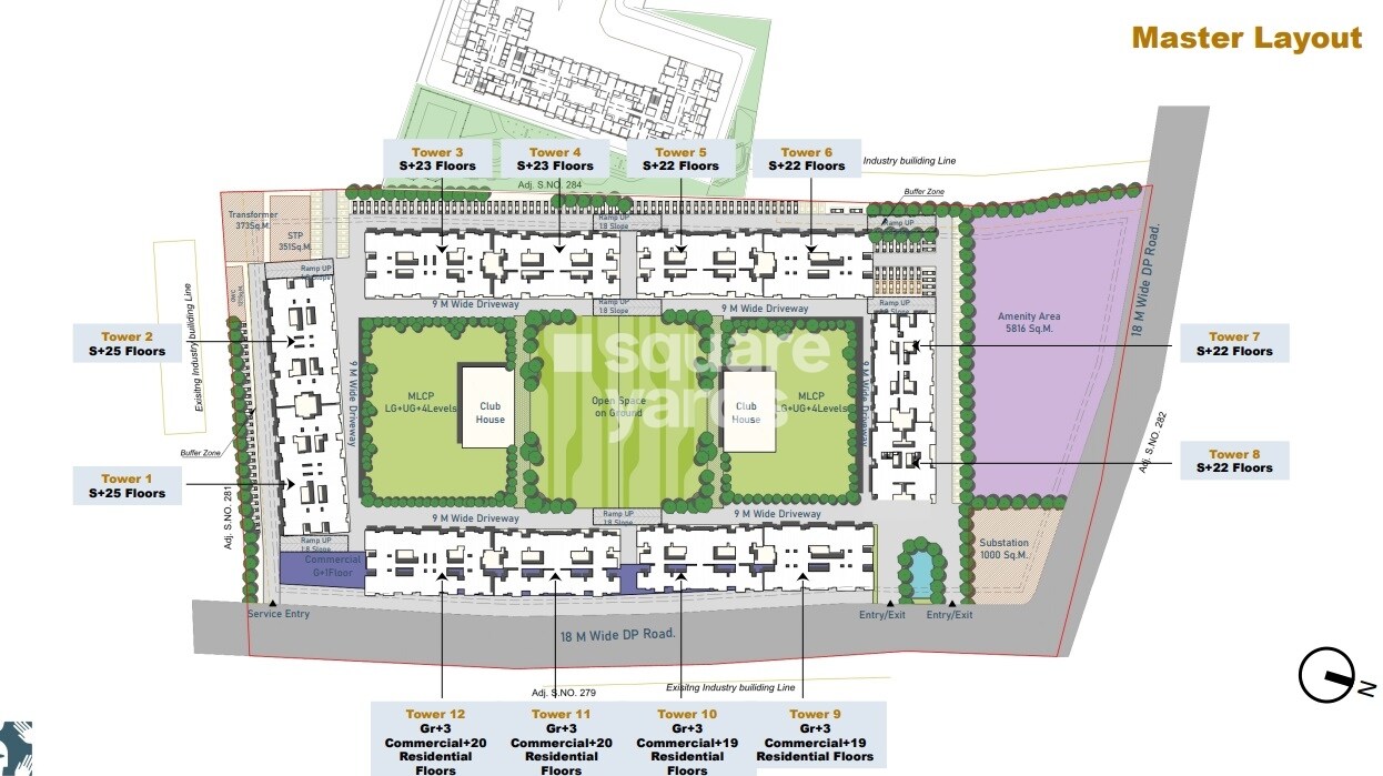 Kohinoor Central Park Master Plan Image