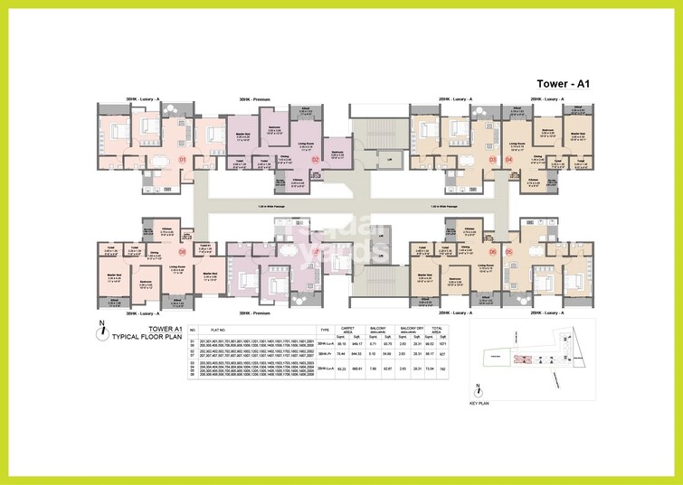 Kohinoor Famville Floor Plans 1