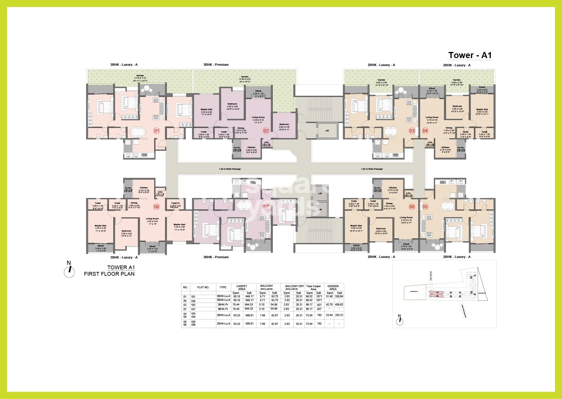 Kohinoor Famville Floor Plans 2