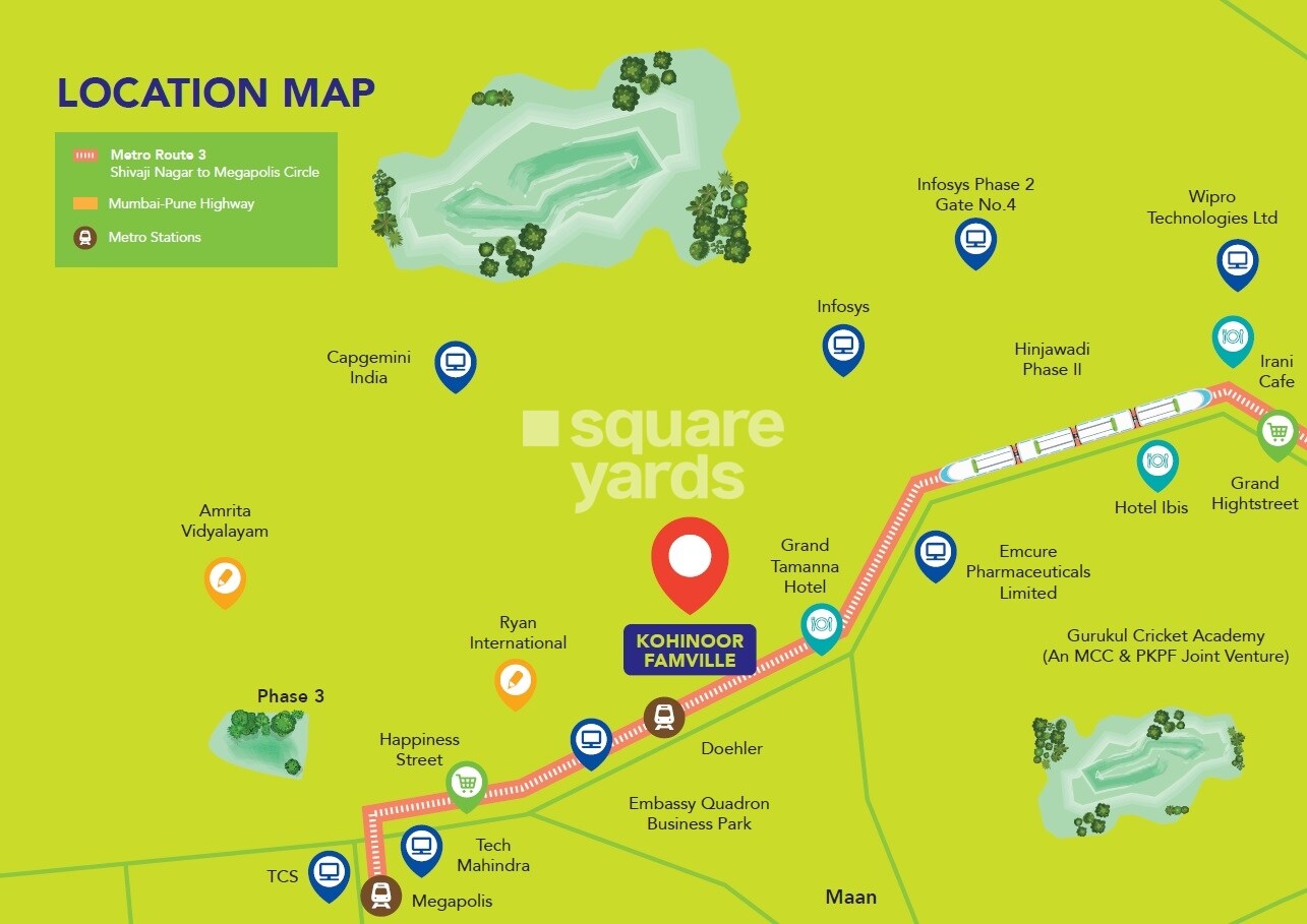 Kohinoor Famville Location Image