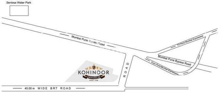 Kohinoor Grandeur Location Image
