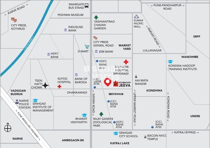 Kohinoor Jeeva Location Image