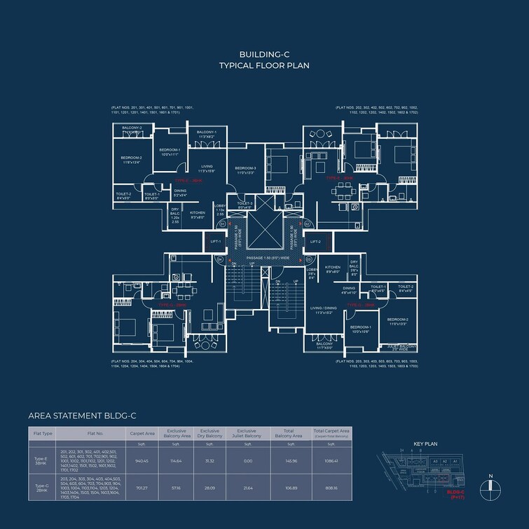 Kohinoor Presidentia Floor Plans