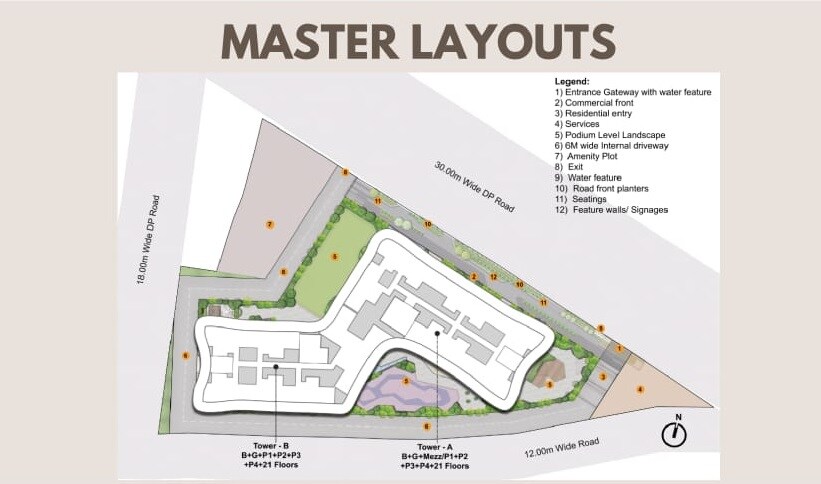 Kohinoor Regalia Towers Master Plan Image