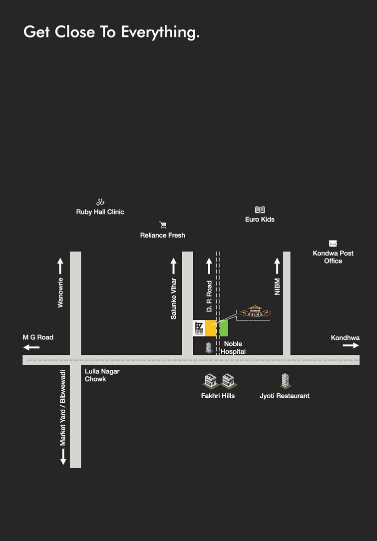 Kohinoor Reina Location Image