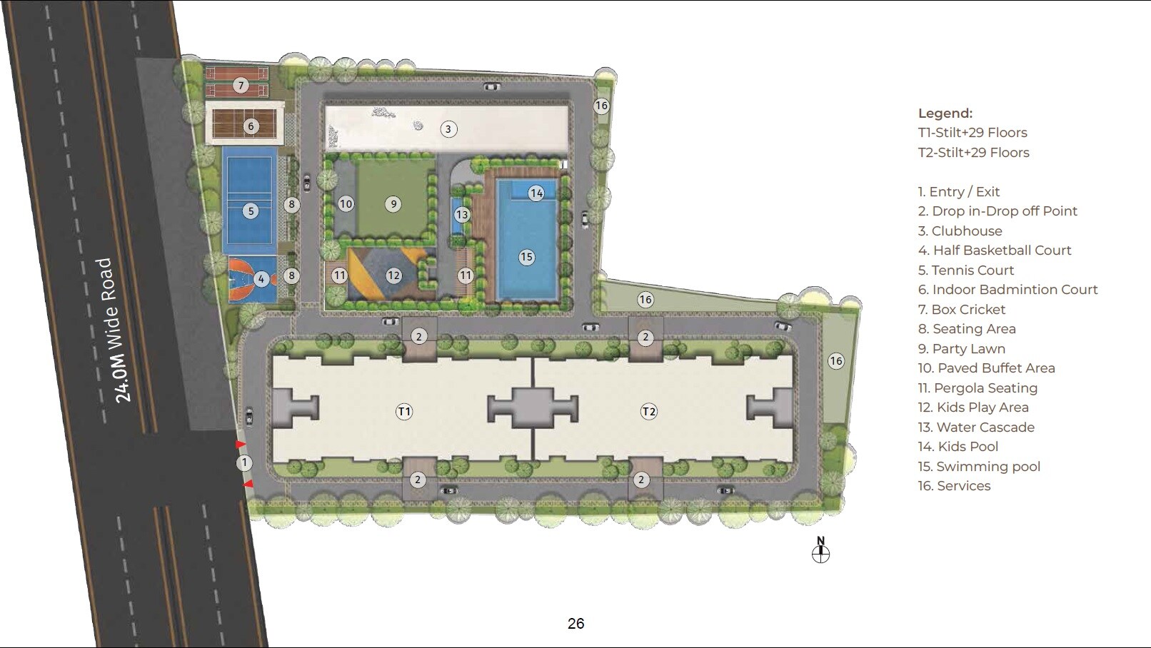 Kohinoor Royale Towers Master Plan Image